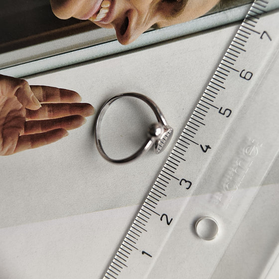 Серебряное кольцо без камней