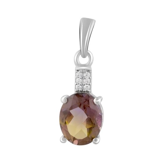 Серебряная подвеска с аметрином nano 2.26ct