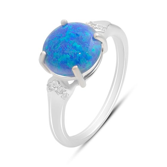 Серебряное кольцо с опалом 1.668ct
