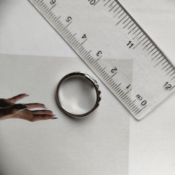 Серебряное кольцо с фианитами