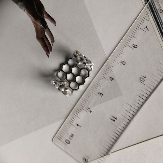 Серебряное кольцо без камней