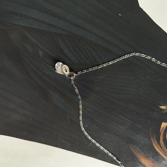 Серебряная подвеска с фианитами