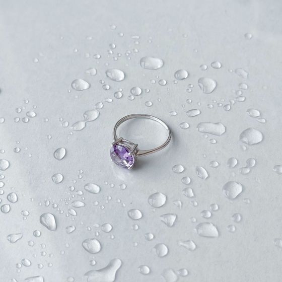 Серебряное кольцо с александритом 3.602ct