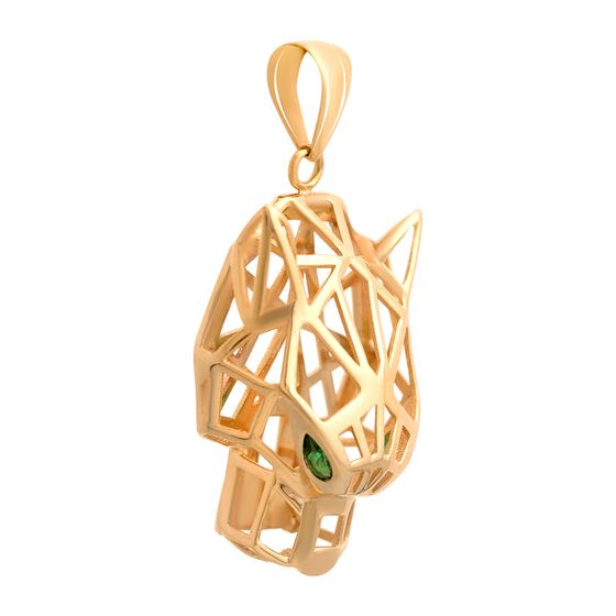 Золотая подвеска с фианитами 0.03ct