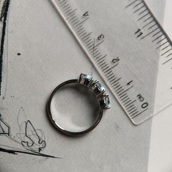 Серебряное кольцо с мистик топазом 1.175ct