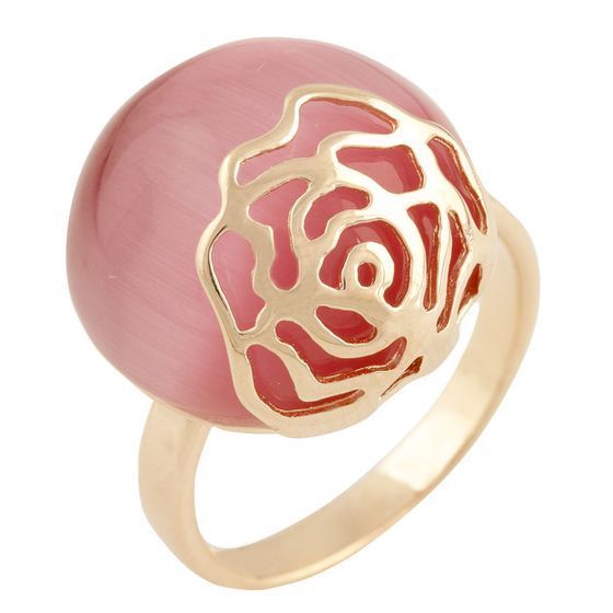 Серебряное кольцо с кошачим глазом