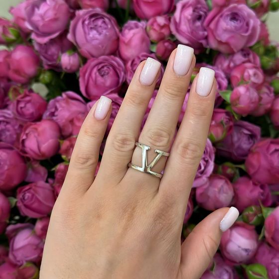 Серебряное кольцо без камней