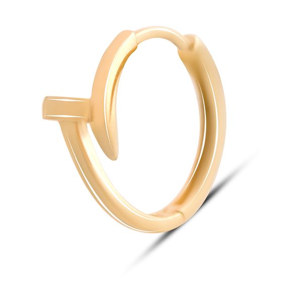 Золотые серьги без камней