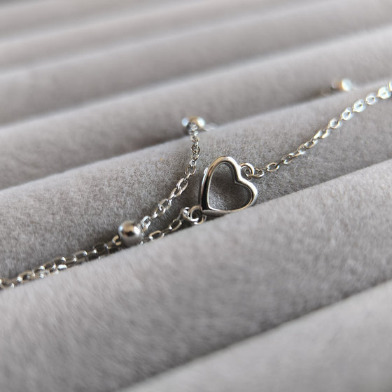 Серебряный браслет с фианитами