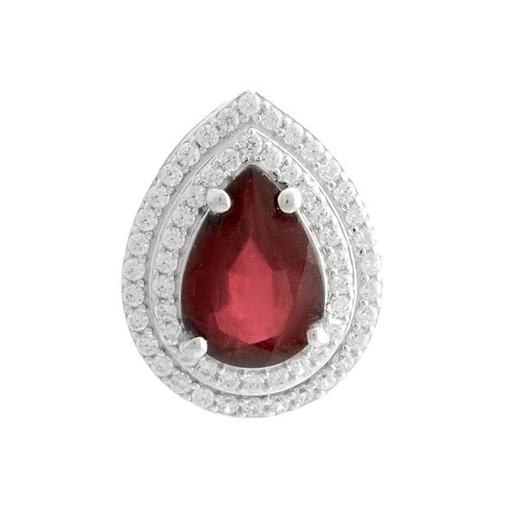 Серебряное кольцо с рубином 3.013ct