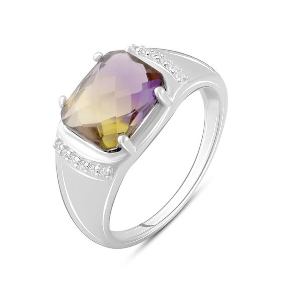 Серебряное кольцо с аметрином nano 2.663ct