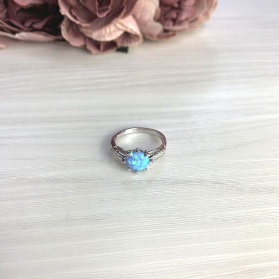 Серебряное кольцо с опалом 0.896ct