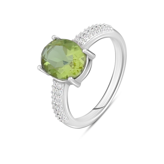 Серебряное кольцо с султанитом