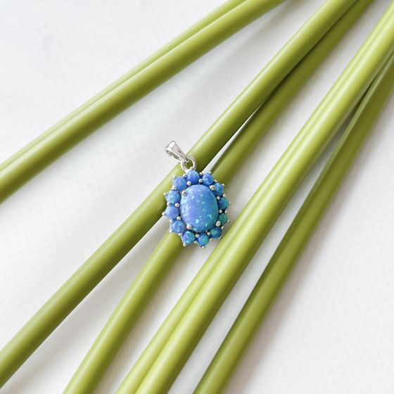 Серебряная подвеска с опалом 1.533ct