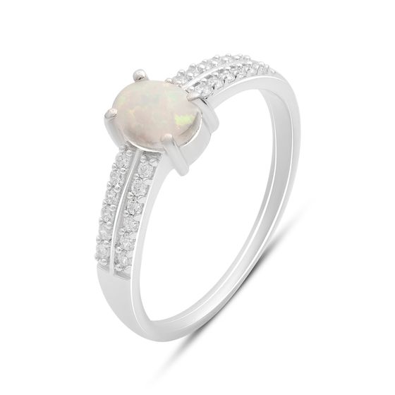 Серебряное кольцо с опалом 0.652ct