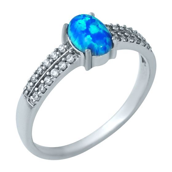 Серебряное кольцо с опалом 0.652ct