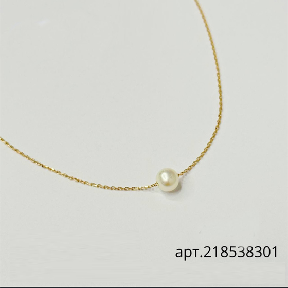 Золотое колье с жемчугом