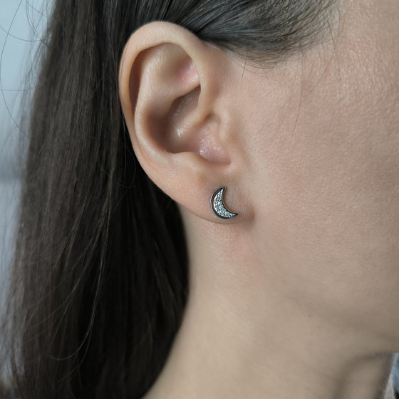 Серебряные серьги с фианитами