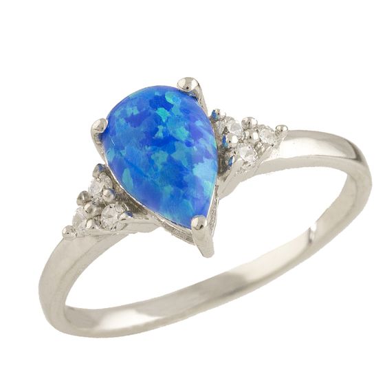 Серебряное кольцо с опалом 0.87ct