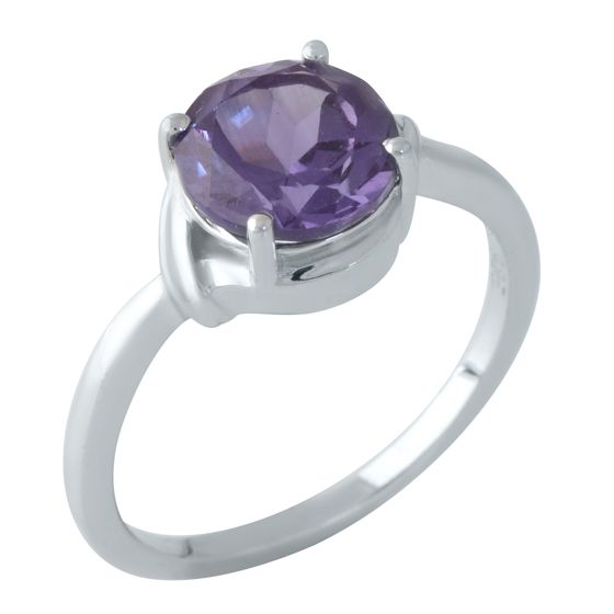 Серебряное кольцо с александритом 2.25ct