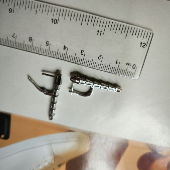 Серебряные серьги с фианитами