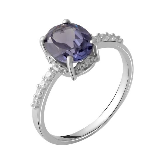 Серебряное кольцо с александритом 2.95ct