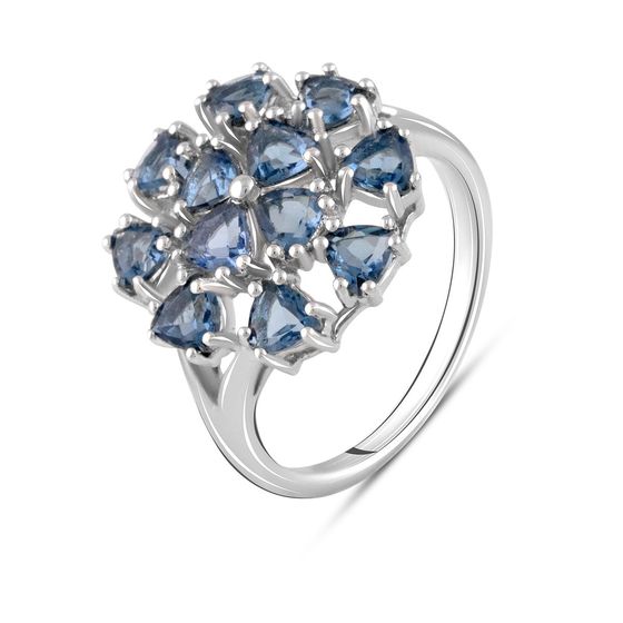 Серебряное кольцо с танзанитом nano 2.25ct