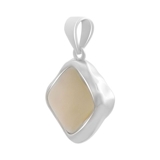 Серебряная подвеска с перламутром