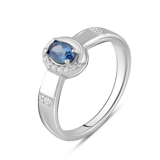 Серебряное кольцо с танзанитом nano 0.388ct