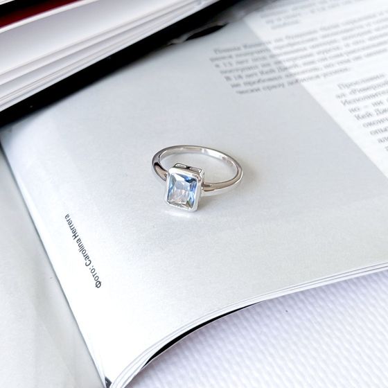 Серебряное кольцо с мистик топазом 2.302ct