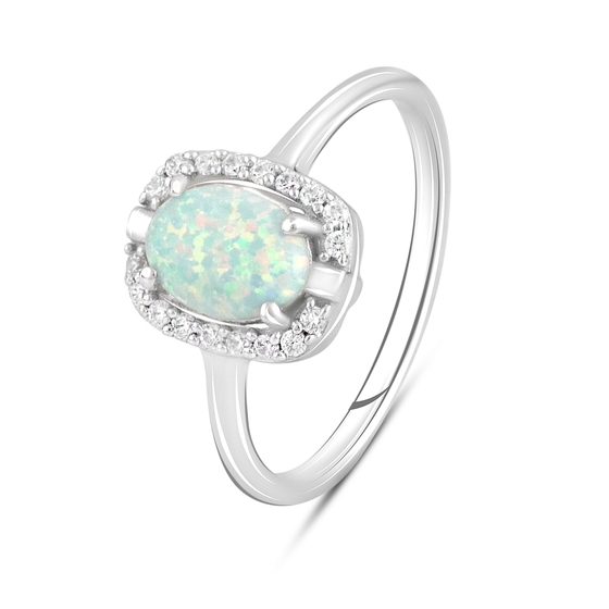 Серебряное кольцо с опалом 0.475ct
