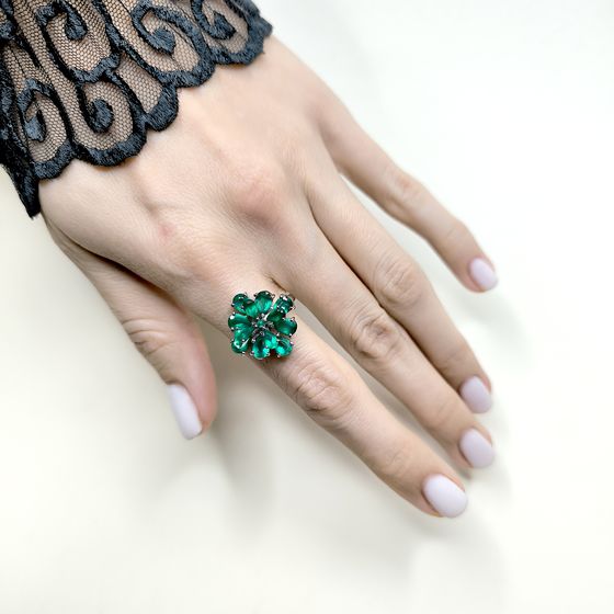 Серебряное кольцо с агатом 3.23ct