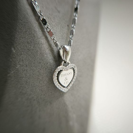 Серебряная подвеска с фианитами