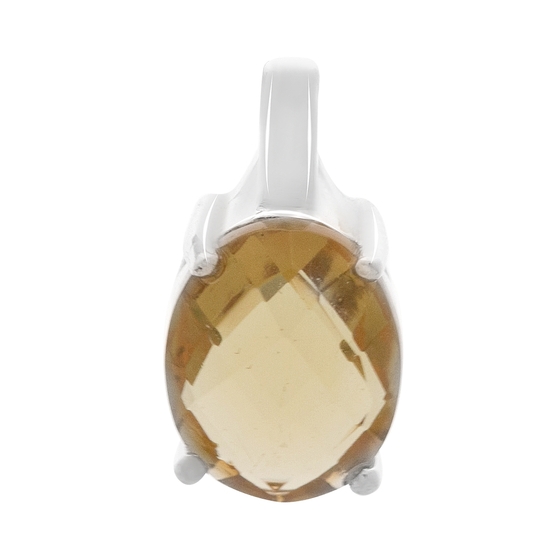 Серебряная подвеска с султанитом 2.475ct