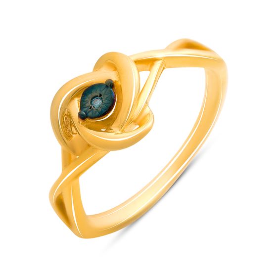 Серебряное кольцо с бриллиантом