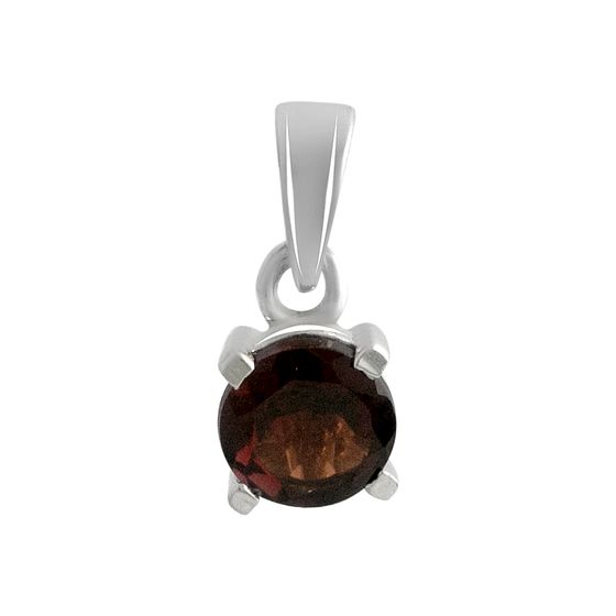 Серебряная подвеска с гранатом 0.613ct