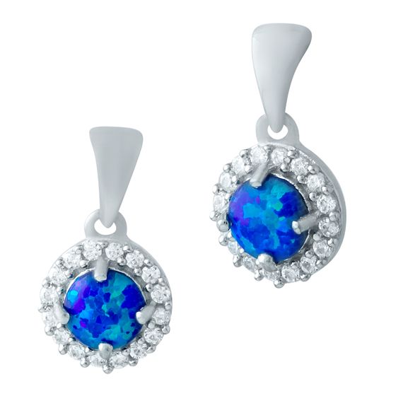 Серебряная подвеска с опалом 0.203ct