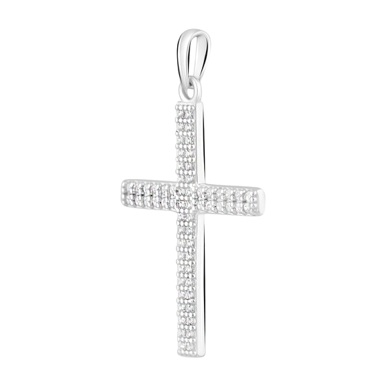 Золотая подвеска с фианитами 0.61ct