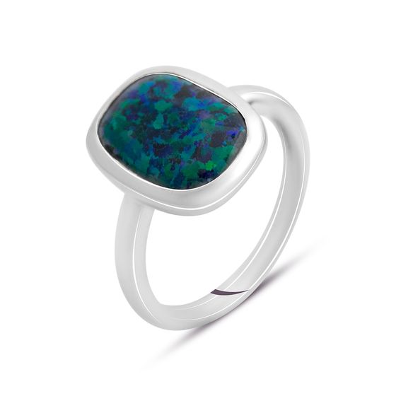 Серебряное кольцо с опалом