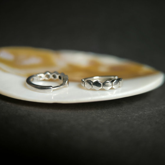 Серебряные серьги без камней