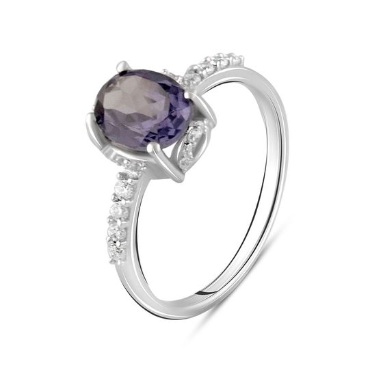 Серебряное кольцо с александритом 2.595ct