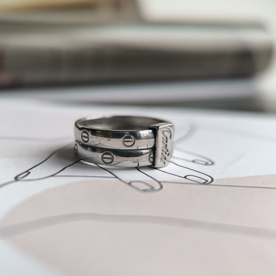 Серебряное кольцо без камней