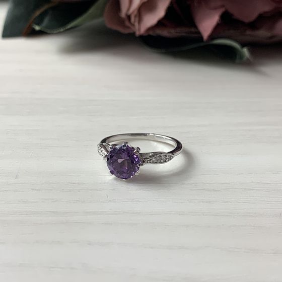 Серебряное кольцо с александритом 2.374ct