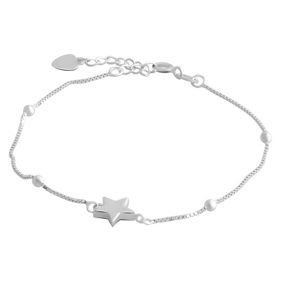 Серебряный браслет без камней