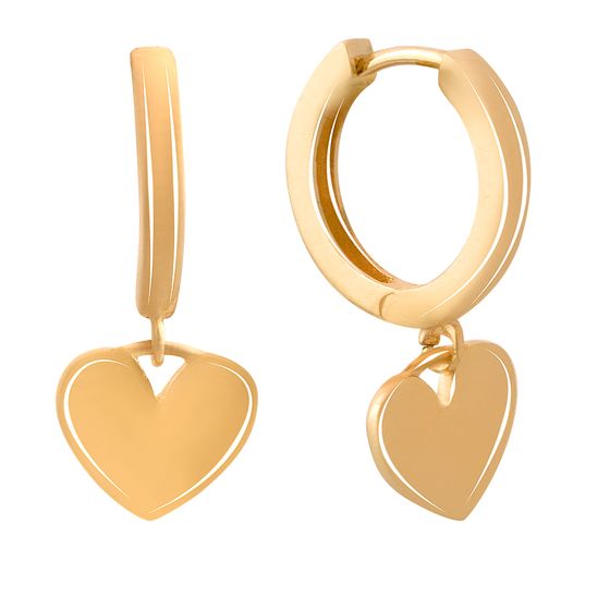 Золотые серьги без камней