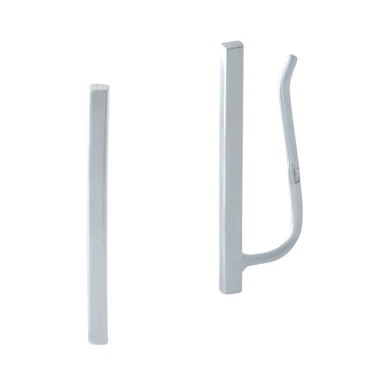 Серебряные серьги без камней