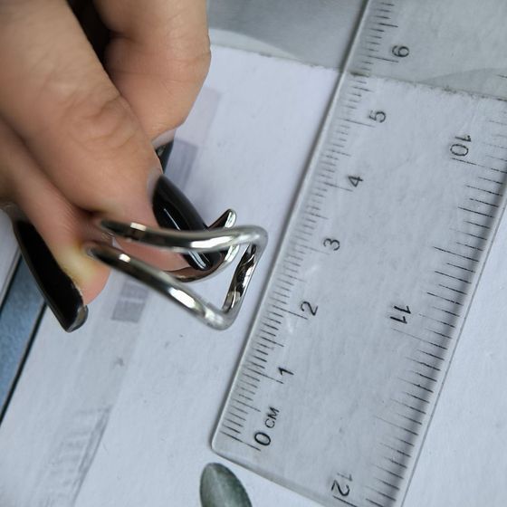 Серебряное кольцо без камней