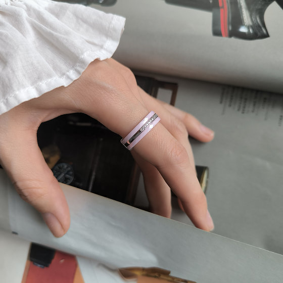 Серебряное кольцо с керамикой