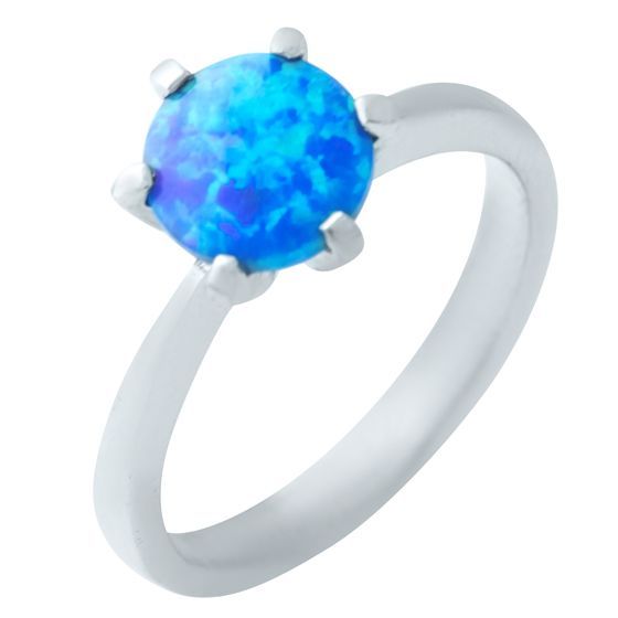 Серебряное кольцо с опалом