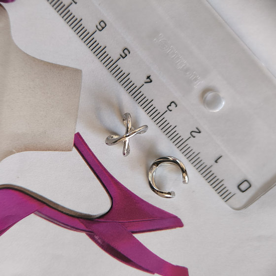 Серебряные серьги без камней